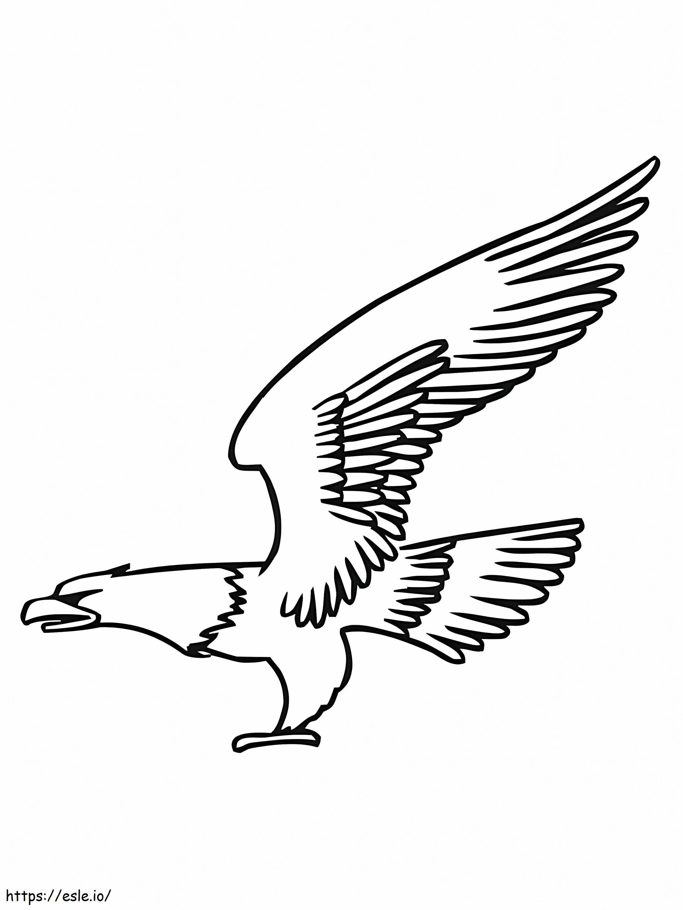 Bald Eagle Fly värityskuva