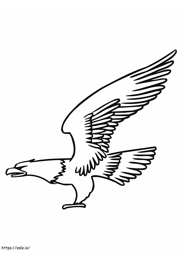 Bald Eagle Fly värityskuva