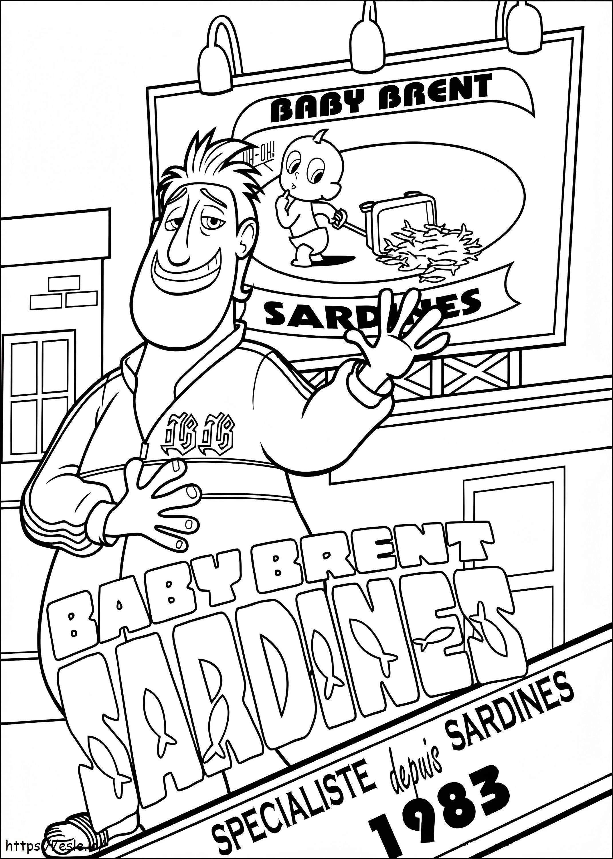 Cloudy With A Chance Of Meatballs 16 coloring page