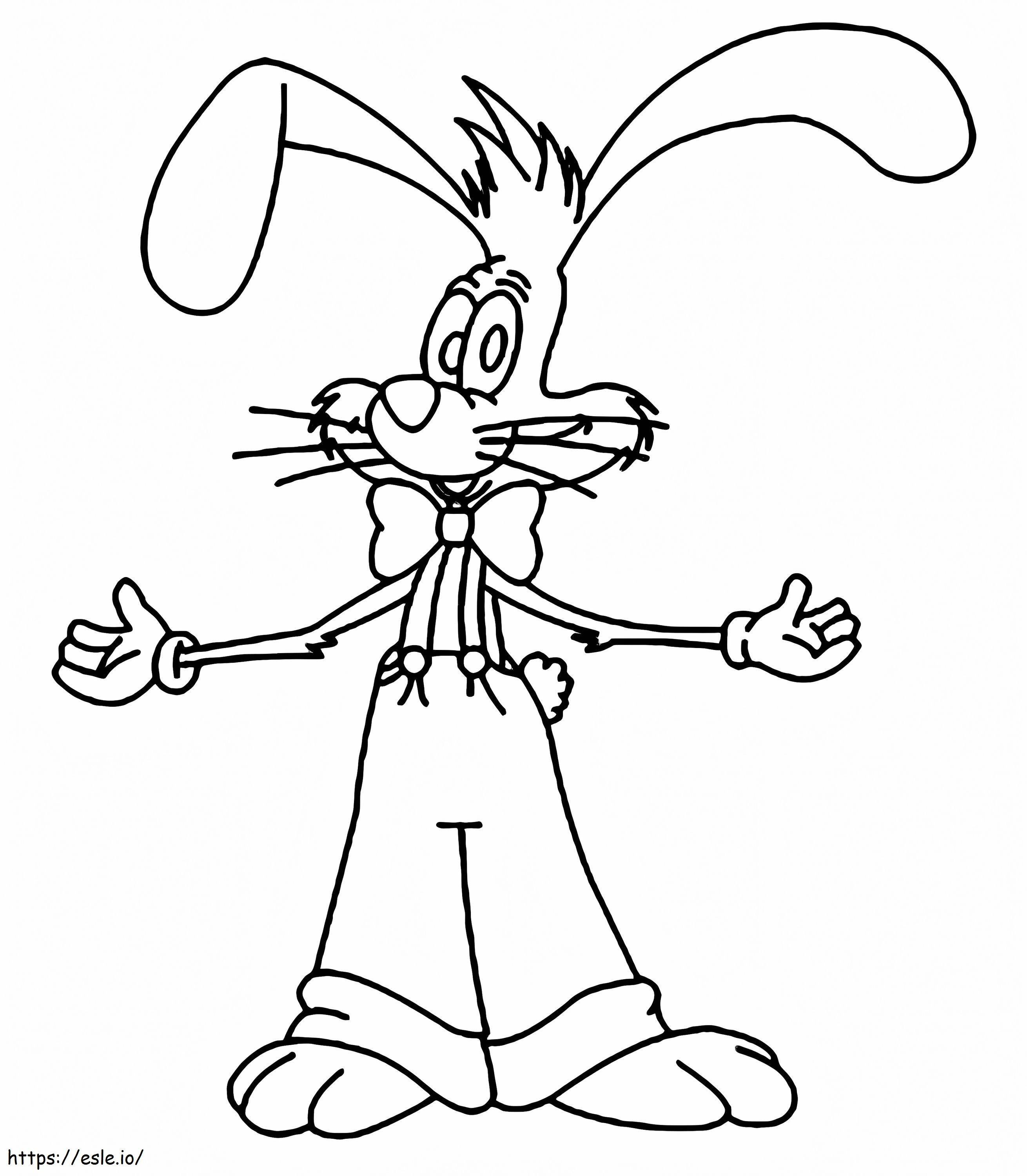 Roger Rabbit Printable coloring page