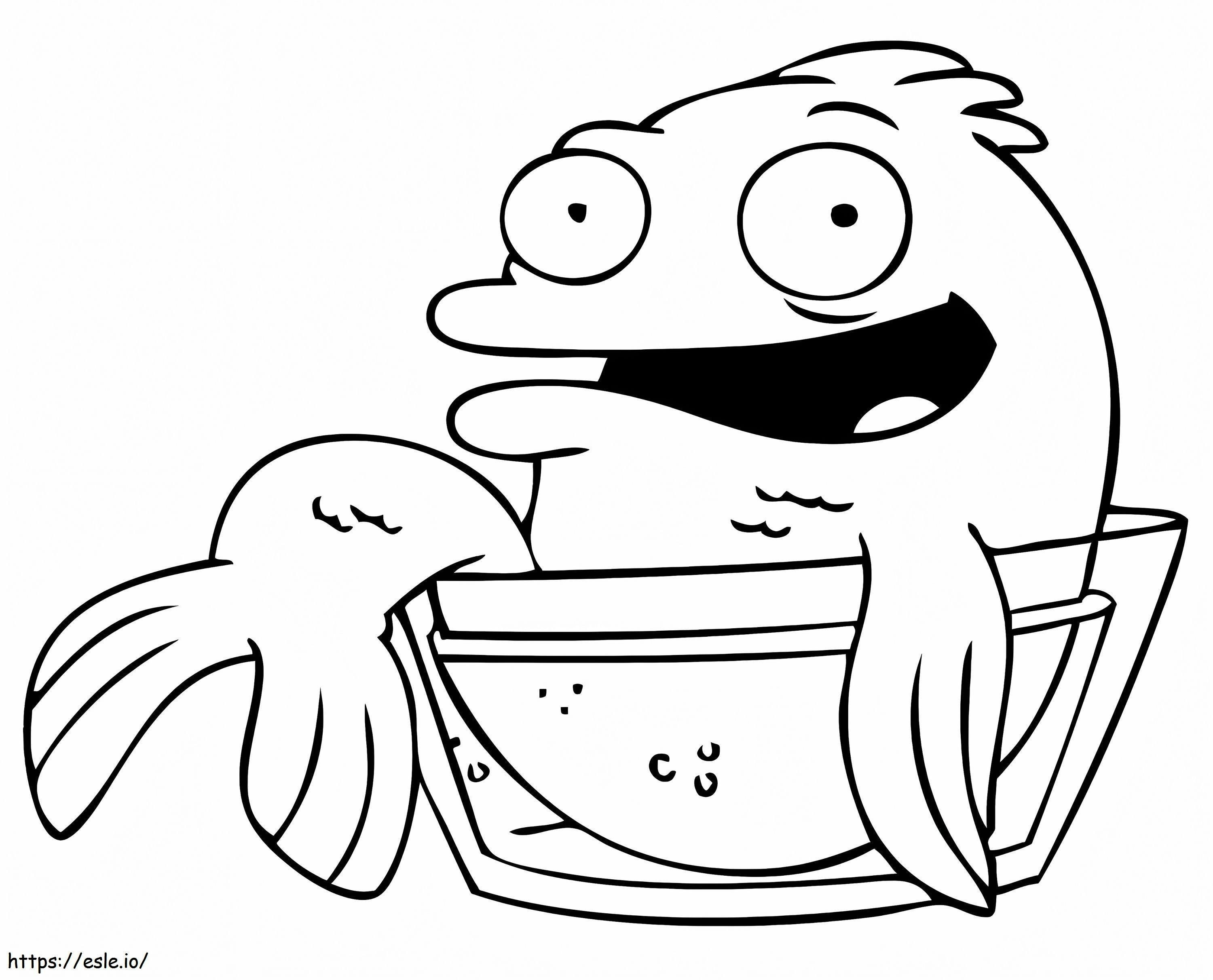 Klaus From American Dad coloring page