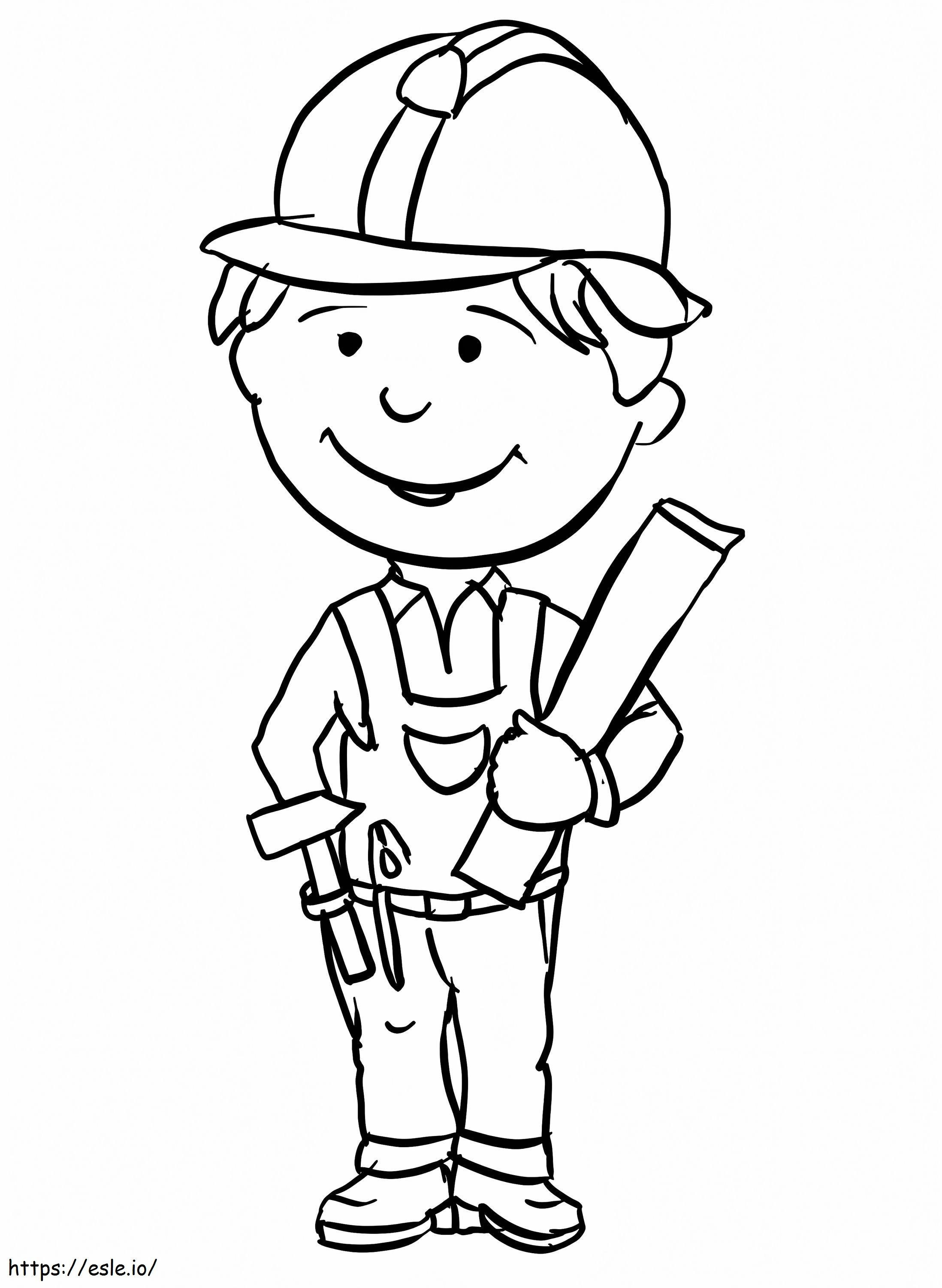 Engineer 3 coloring page