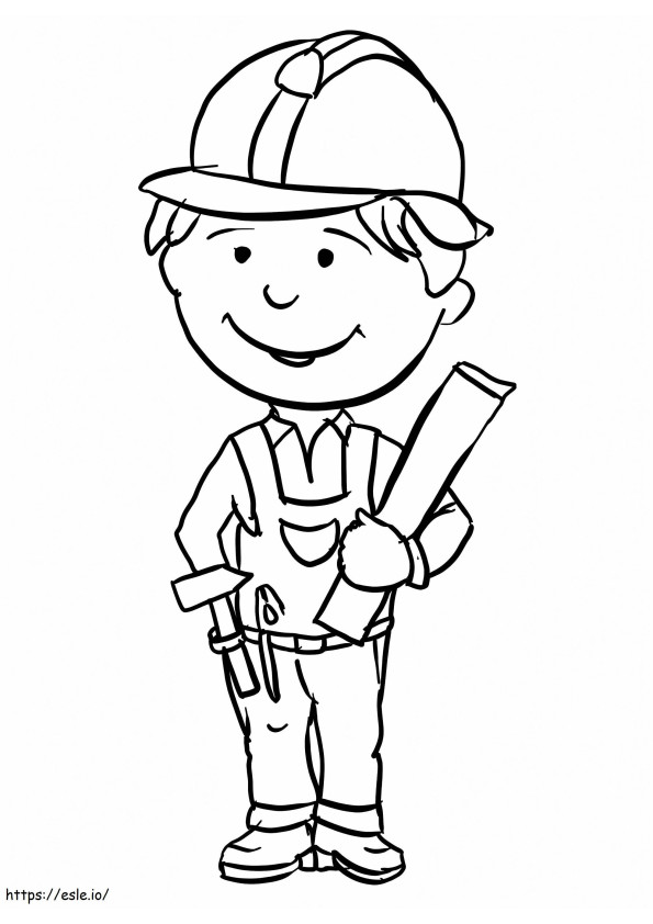 Engineer 3 coloring page