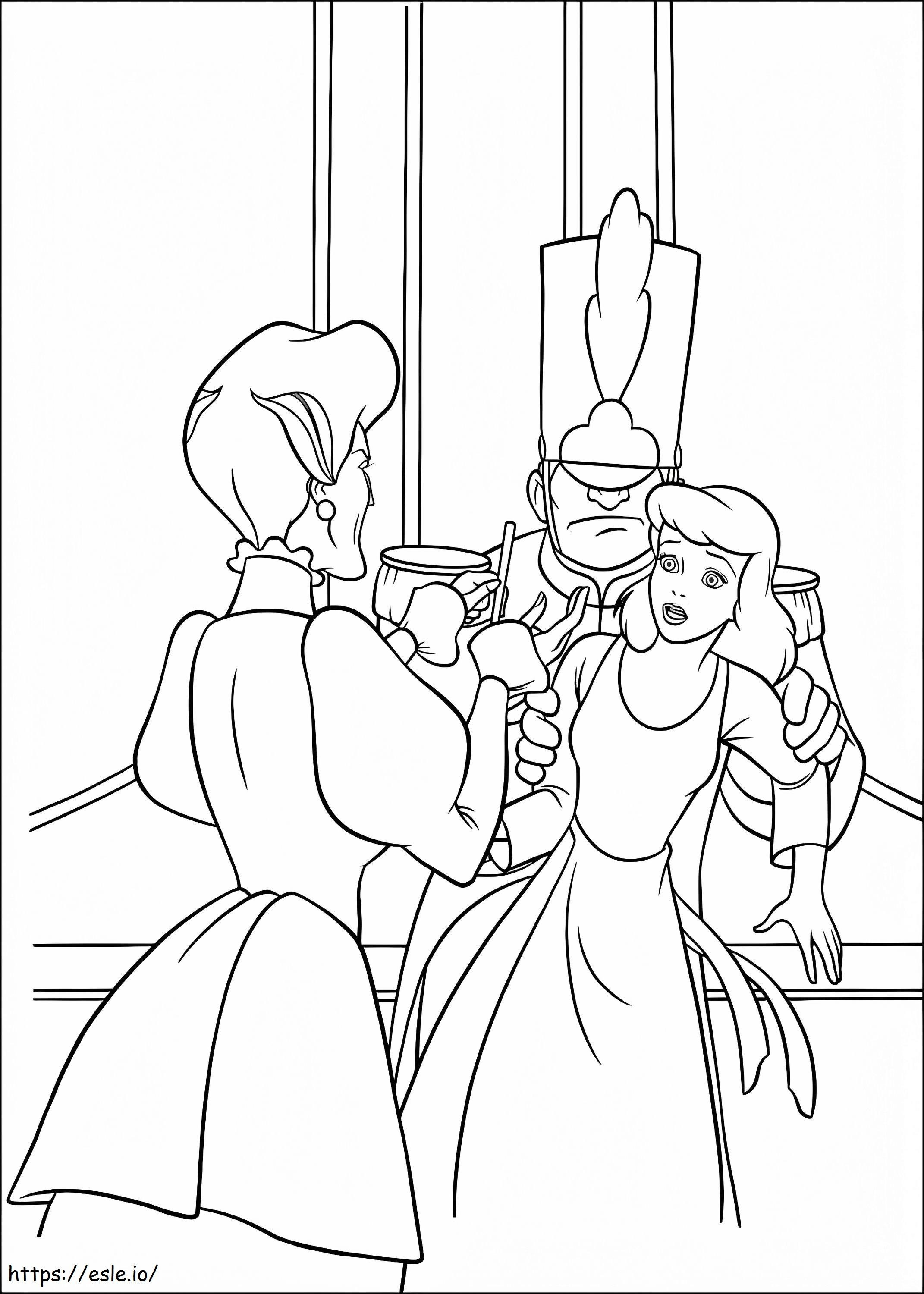 Cinderella For Kids coloring page