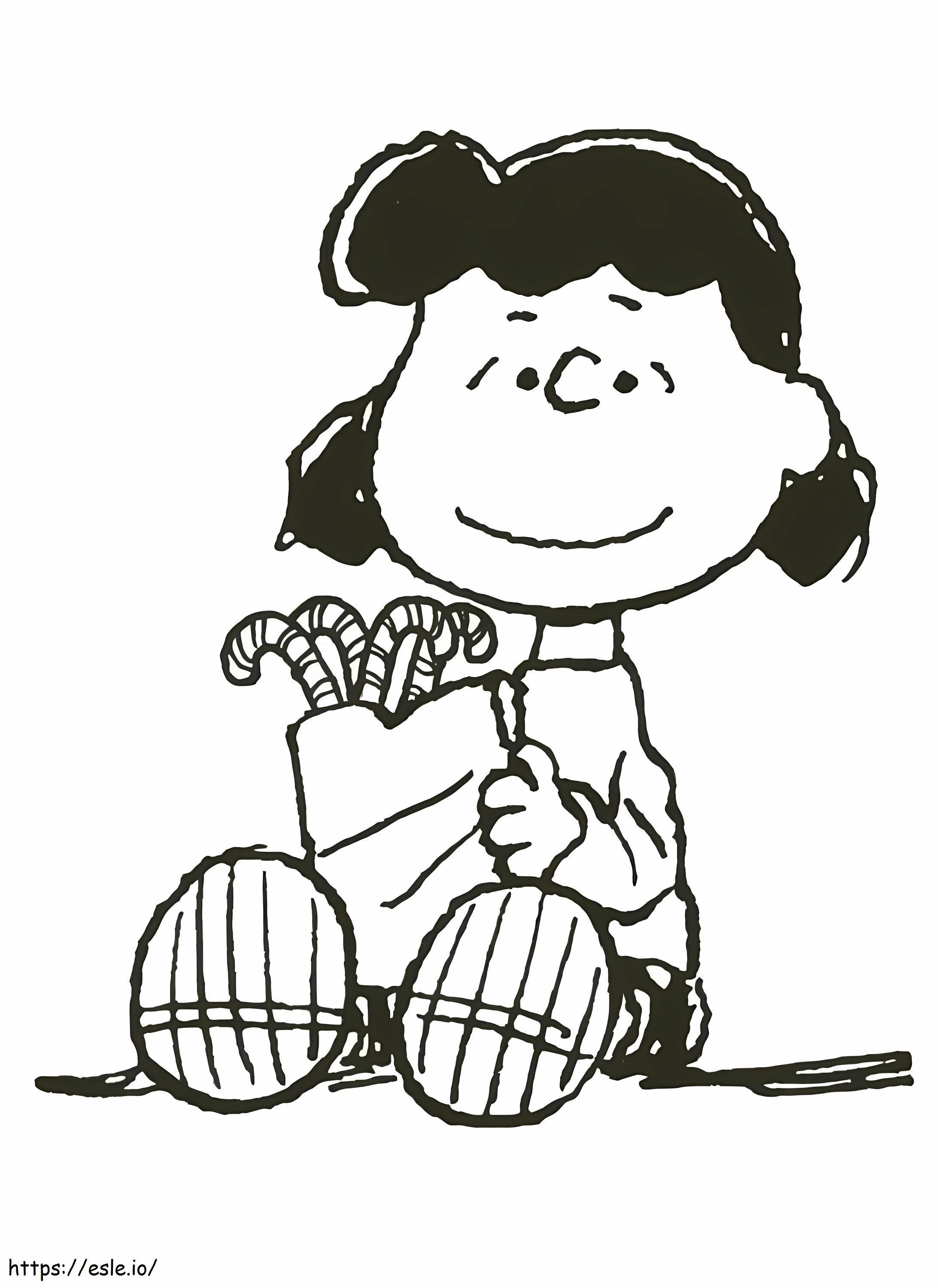 Lucy From Peanuts coloring page