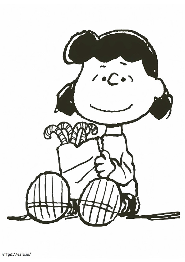 Lucy von Peanuts ausmalbilder
