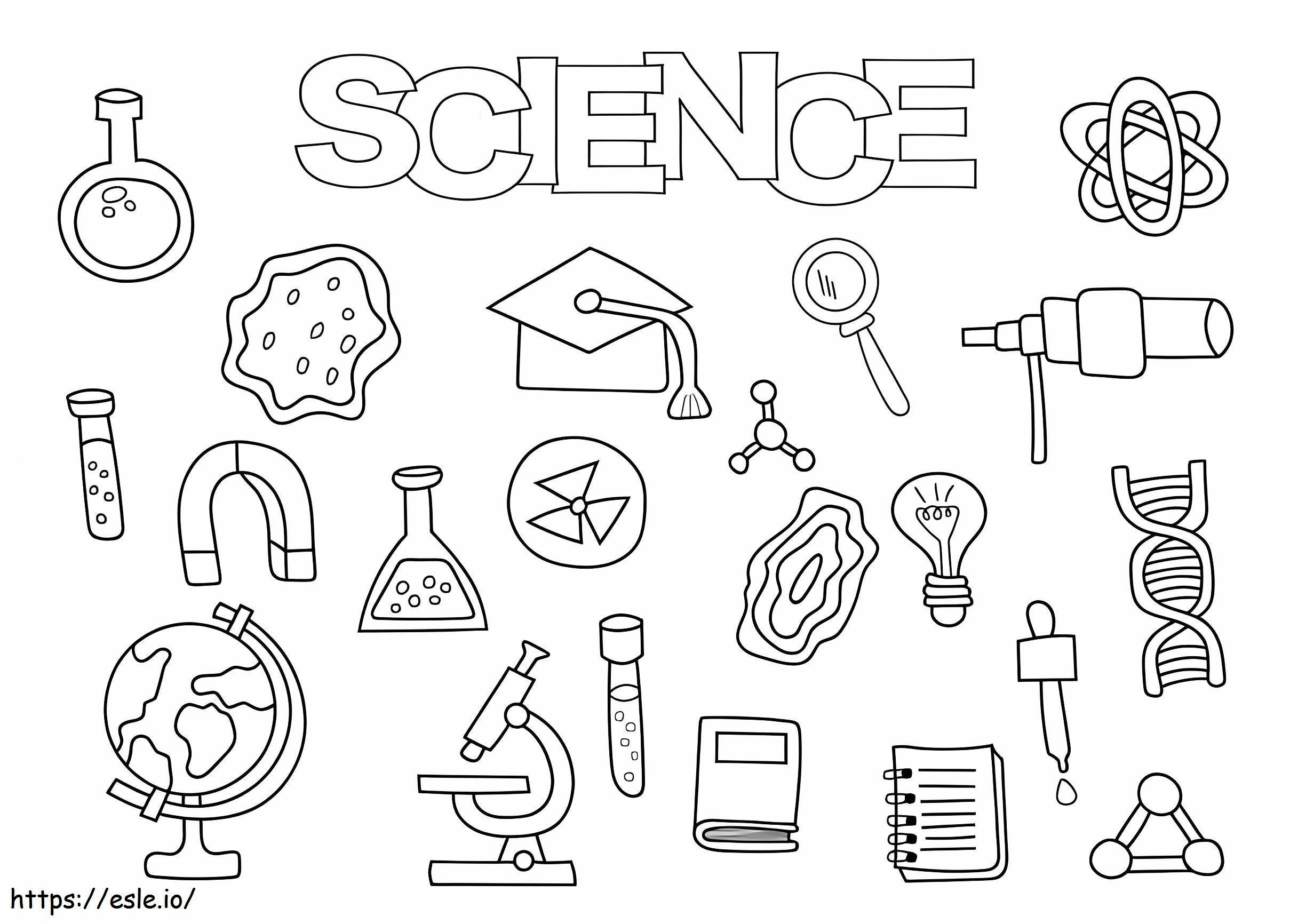 Science Printable coloring page