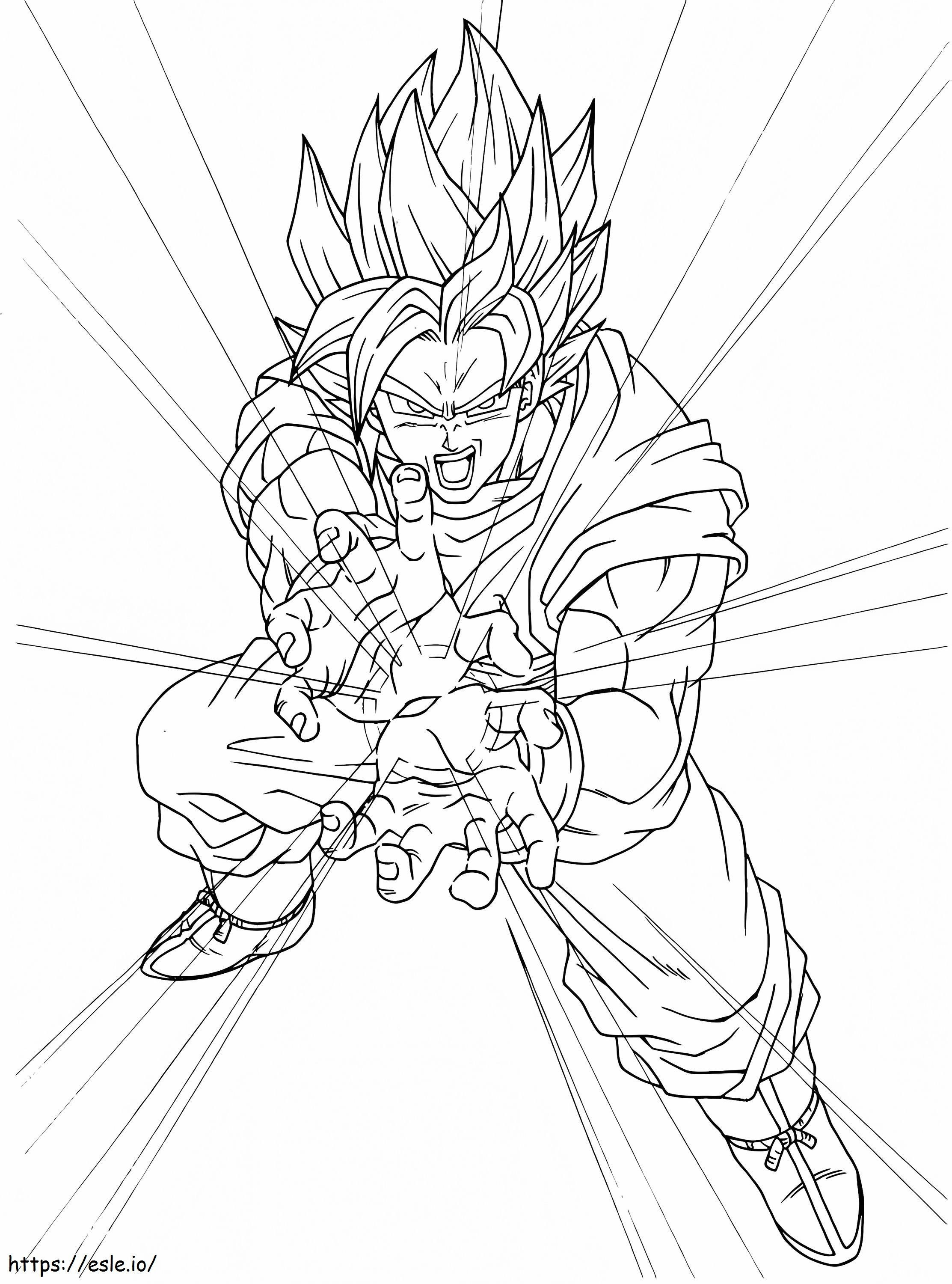 Coloring For Kids Dragon Ball Z 81095 coloring page