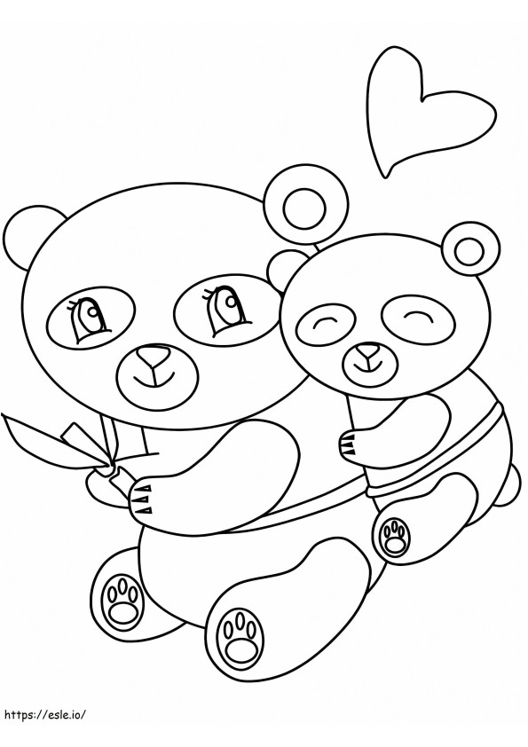 Beautiful Mother Panda And Baby Panda