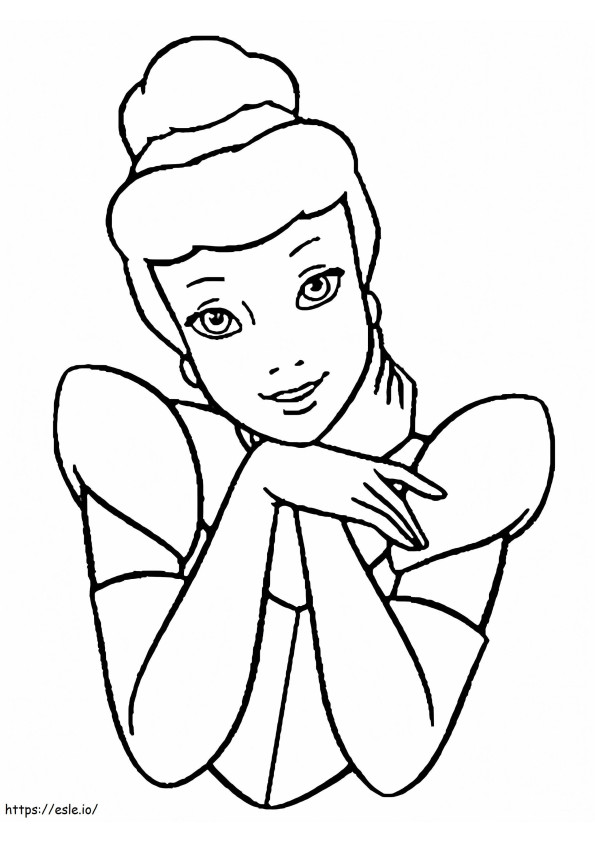Cinderella For Girls coloring page