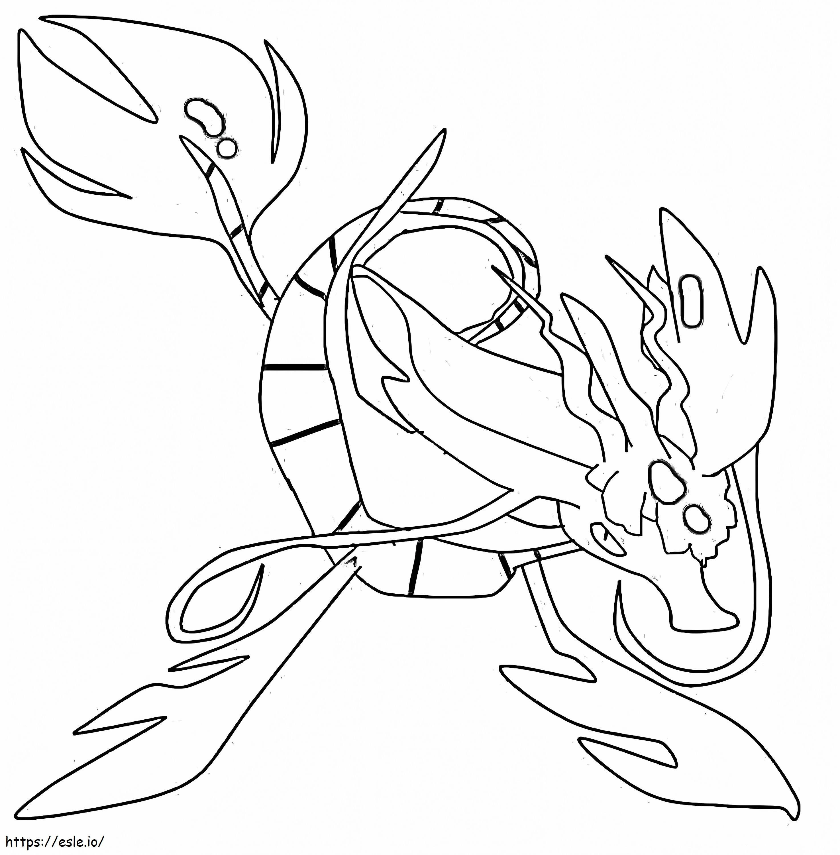 Draggale Pokemon 2 coloring page