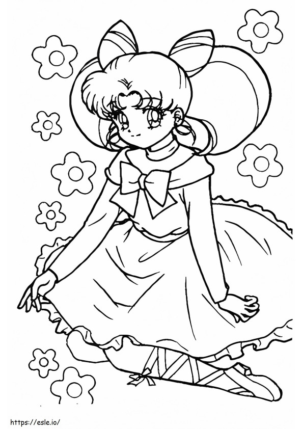 Sailor Chibiusa coloring page
