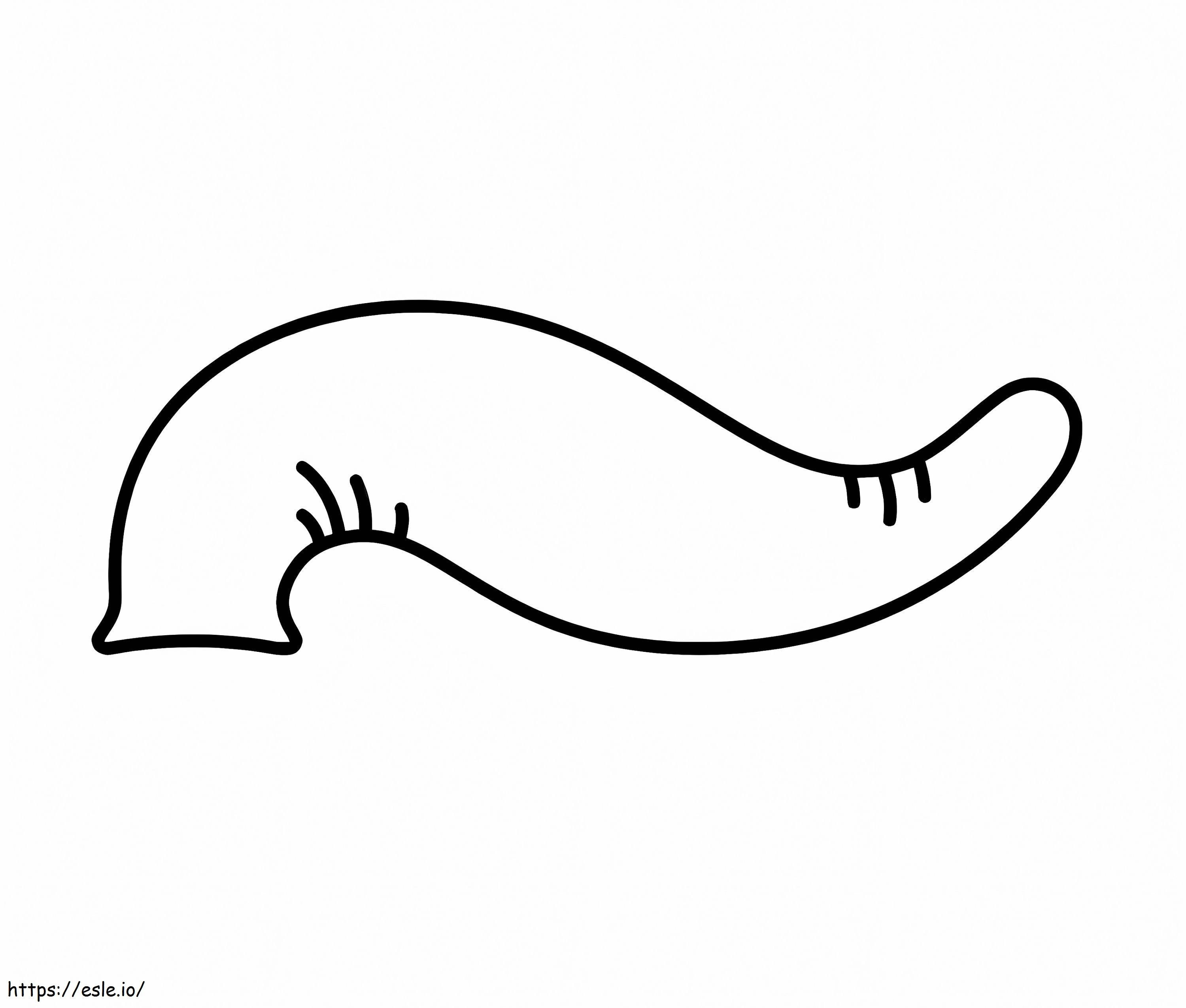 Easy Leech coloring page
