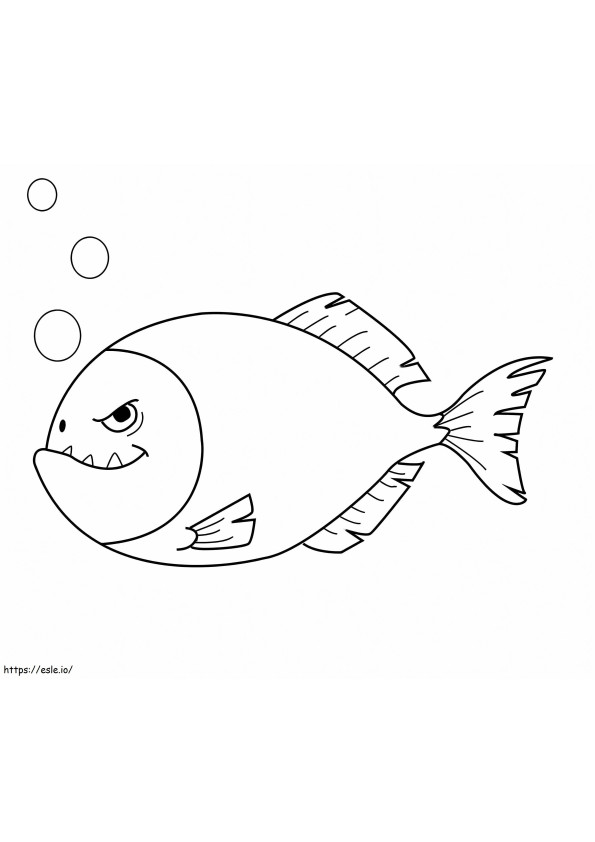 Cartoon-Piranha