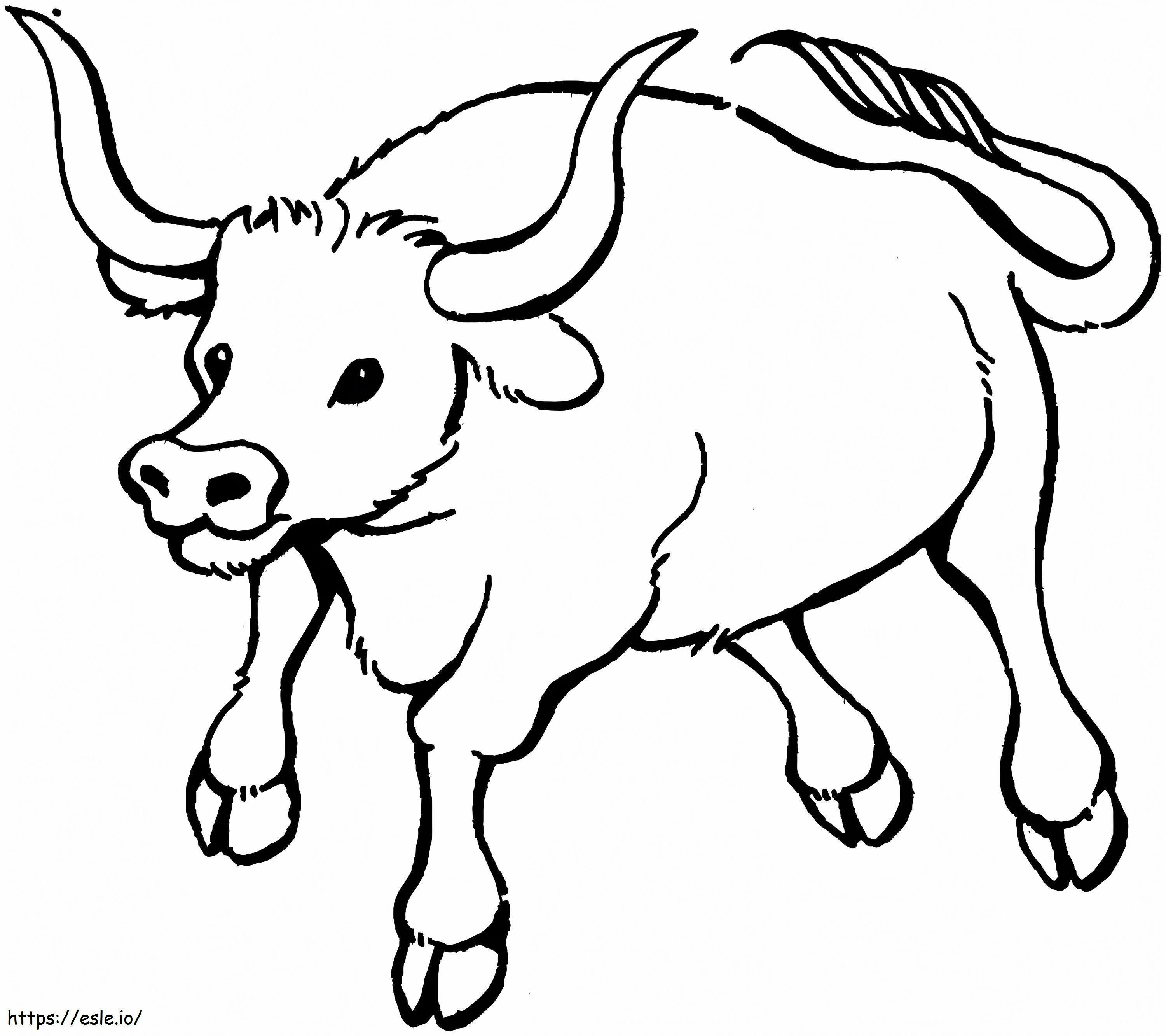Normaali Bull värityskuva