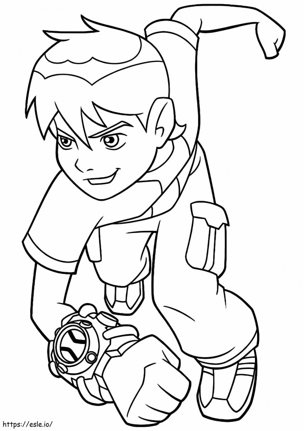 1526551231The Ben With Omnitrix A4 coloring page