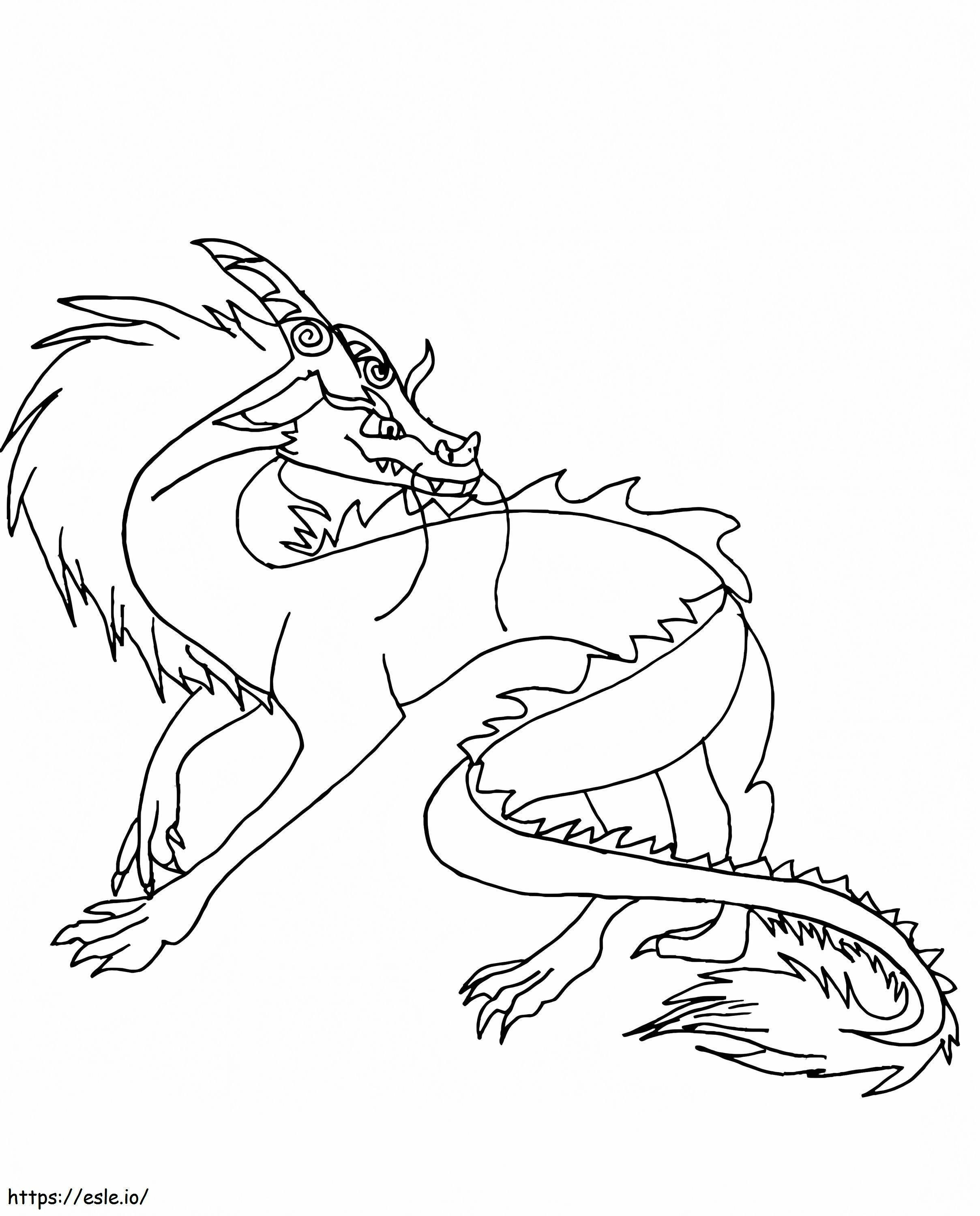 Dragon Sisu 1 värityskuva