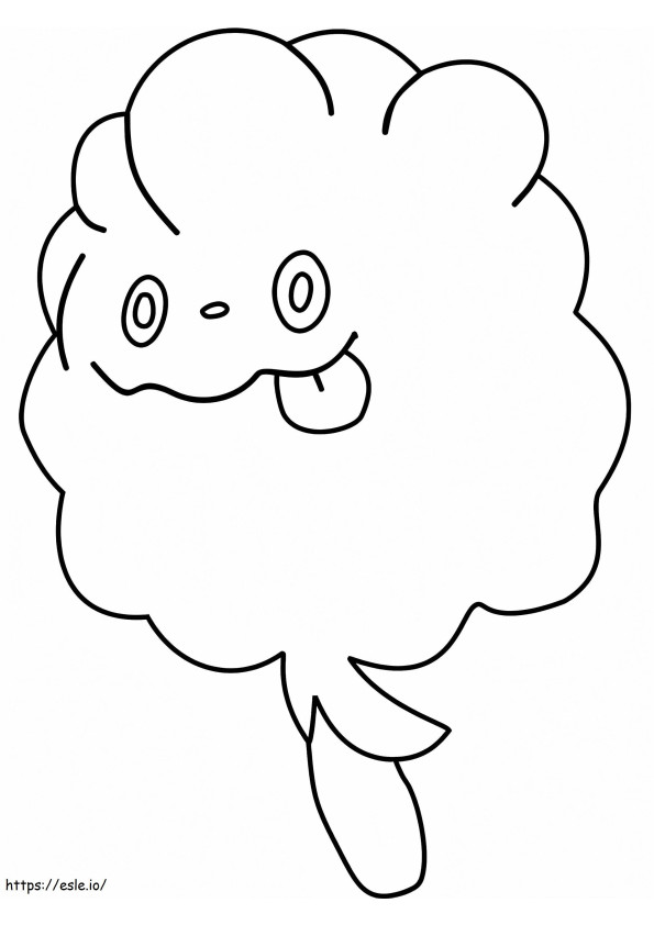 Coloriage Pokémon Swirlix Gen 6 à imprimer dessin