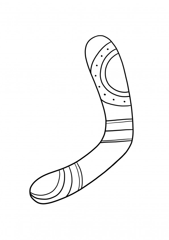 Boomerang de descărcat sau imprimat gratuit pentru copii
