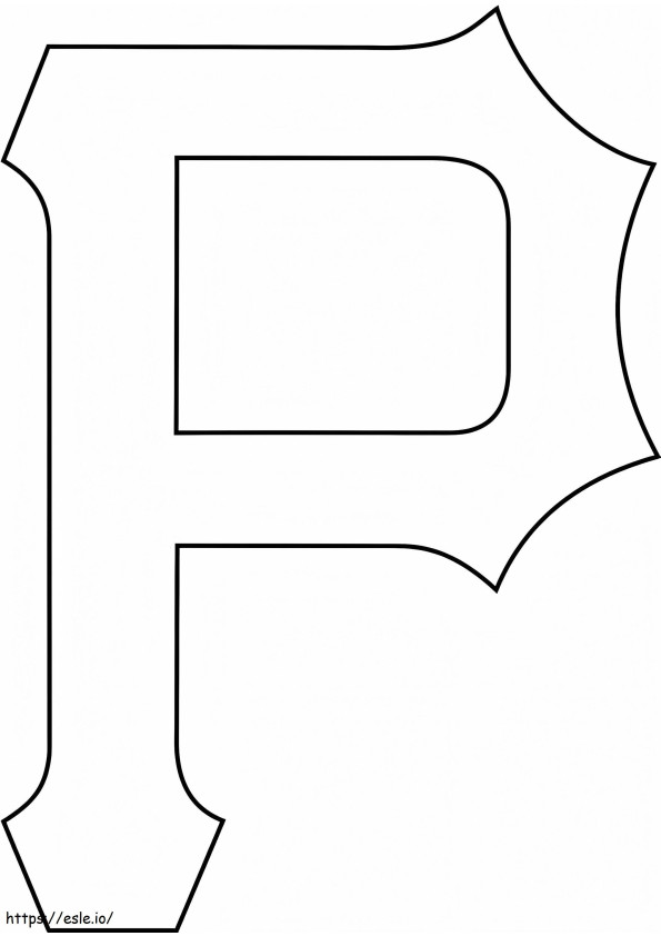 Pittsburgh Pirates-Logo ausmalbilder