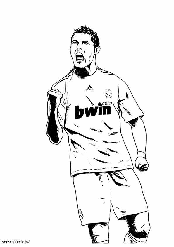 Cristiano Ronaldo undorodva kifestő