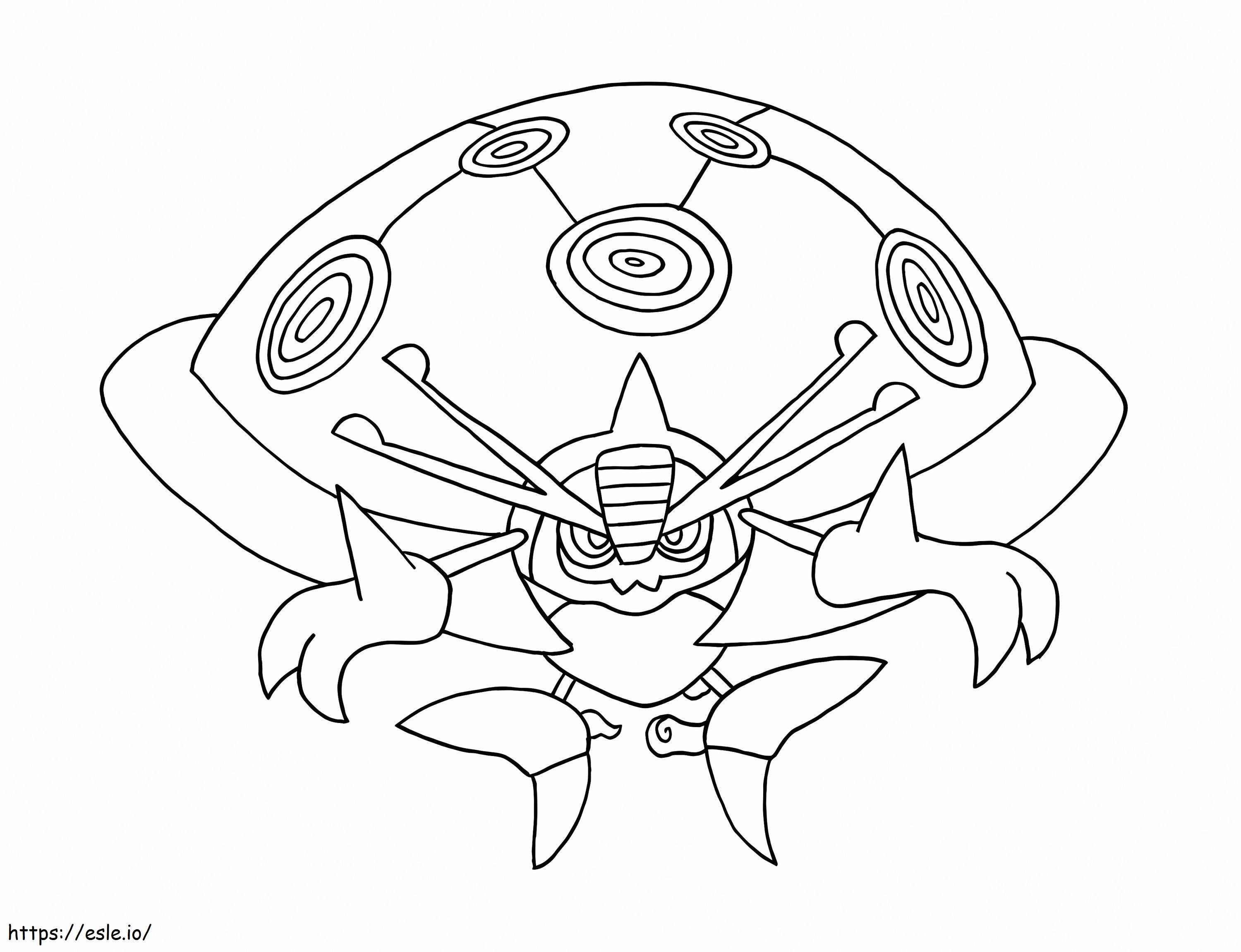 Orbeetle Pokemon 3 coloring page