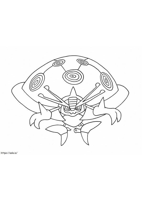 Orbeetle Pokemon 3 coloring page