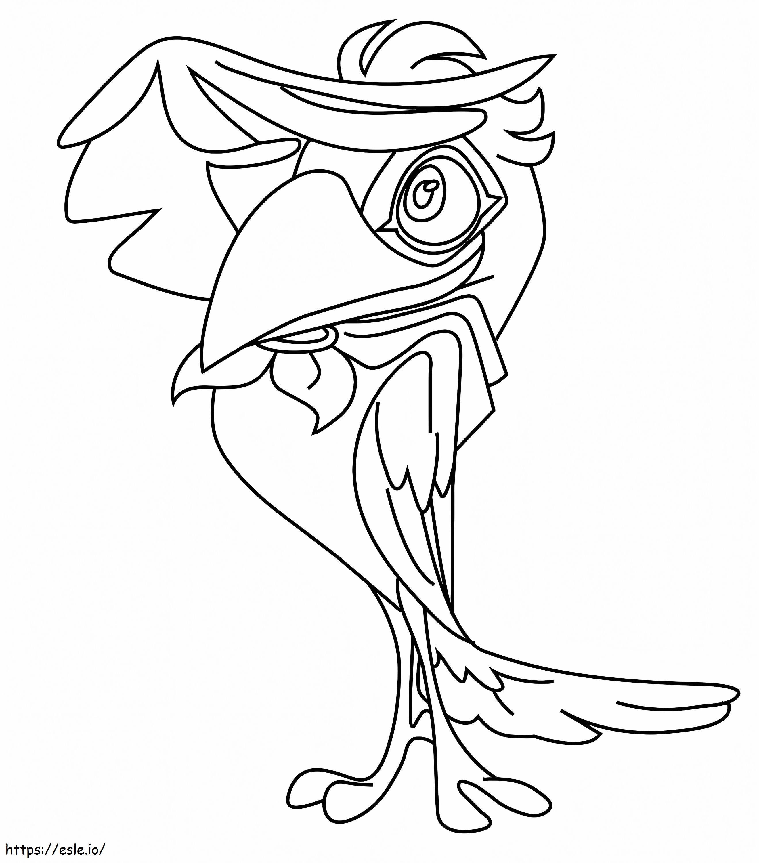 Sir Butterscotch From Santiago Of The Seas coloring page