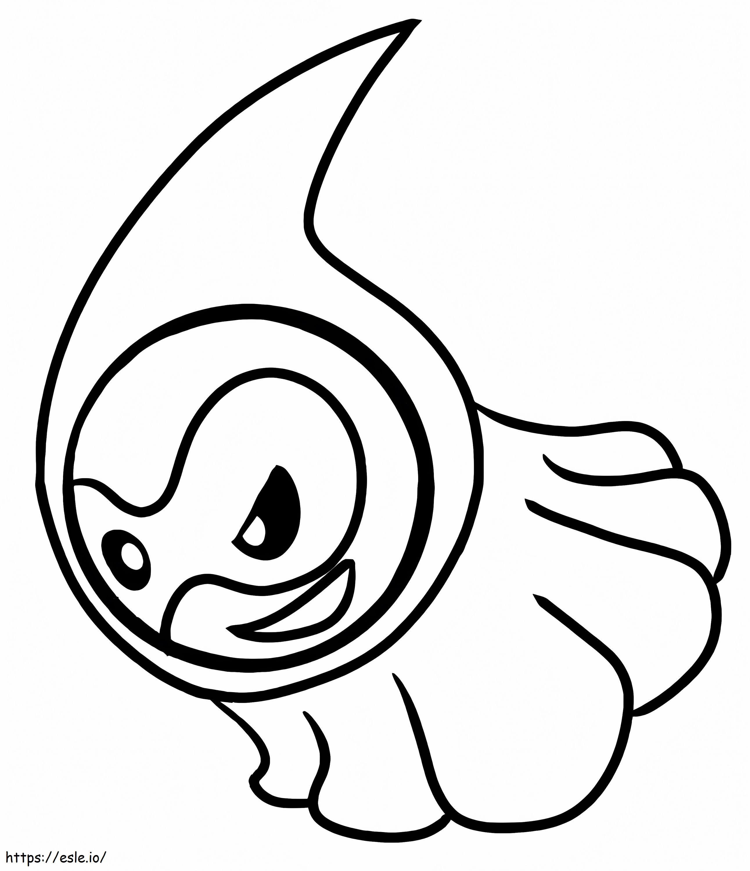 Castform en forma lluviosa para colorear