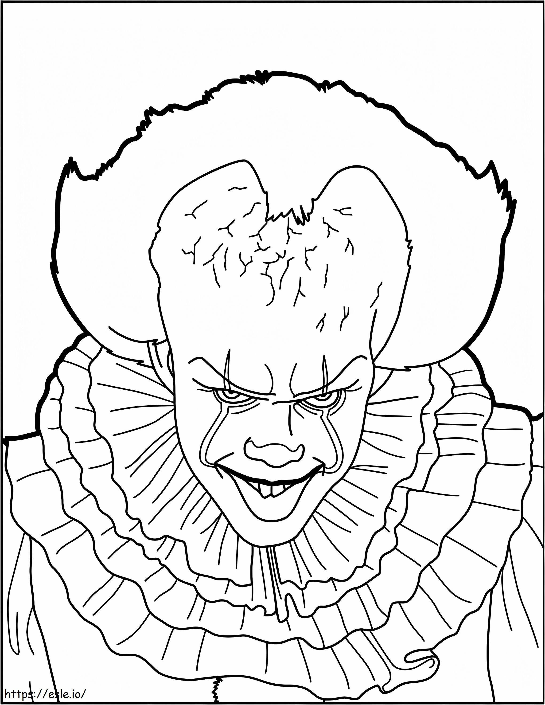 Pennywise coloring page