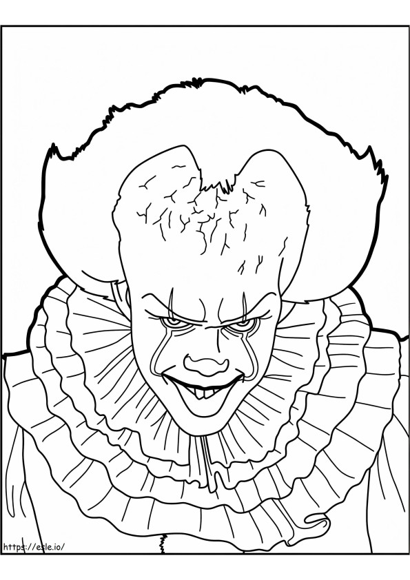 Pennywise coloring page