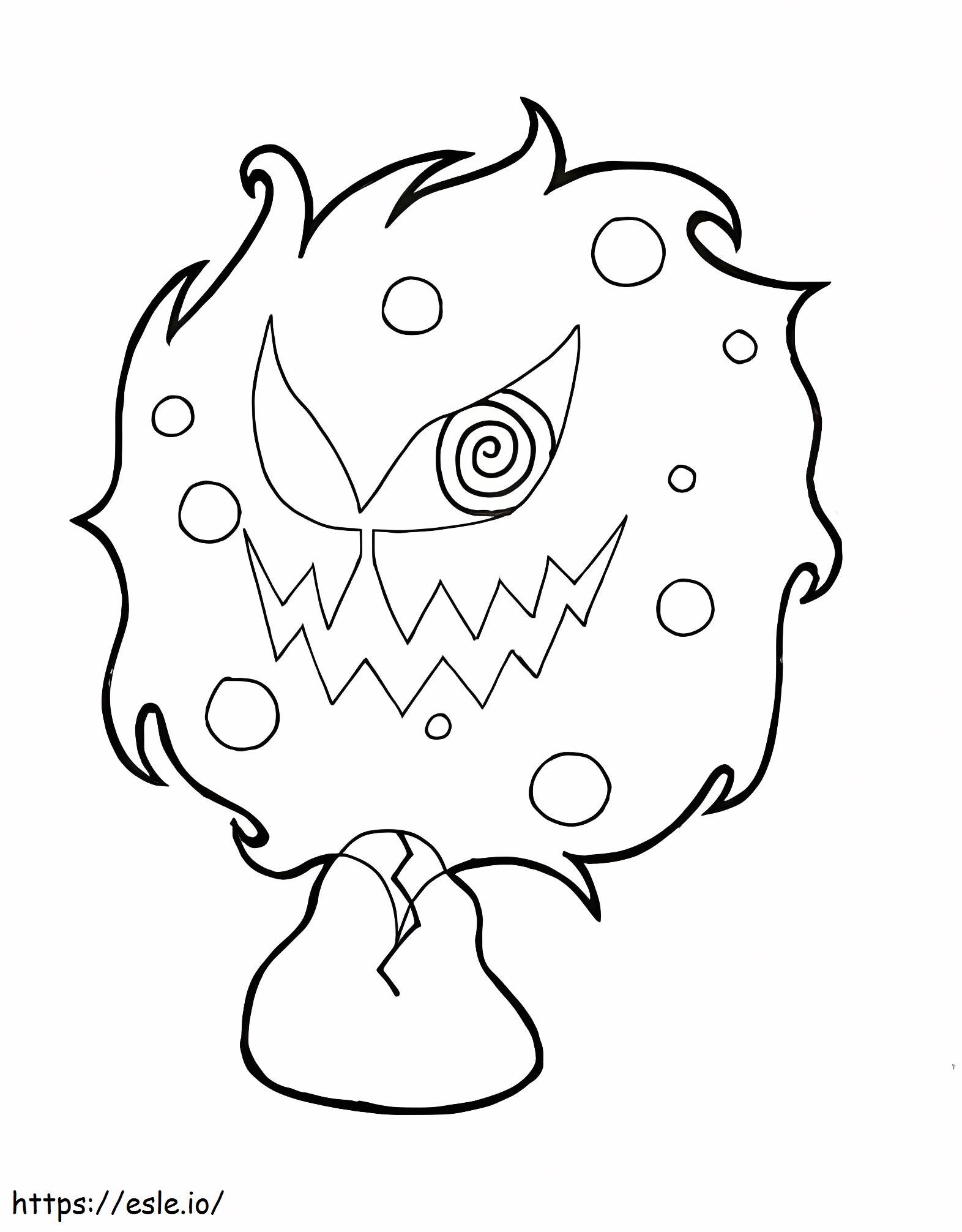 Pokémon Spiritomb 2 da colorare