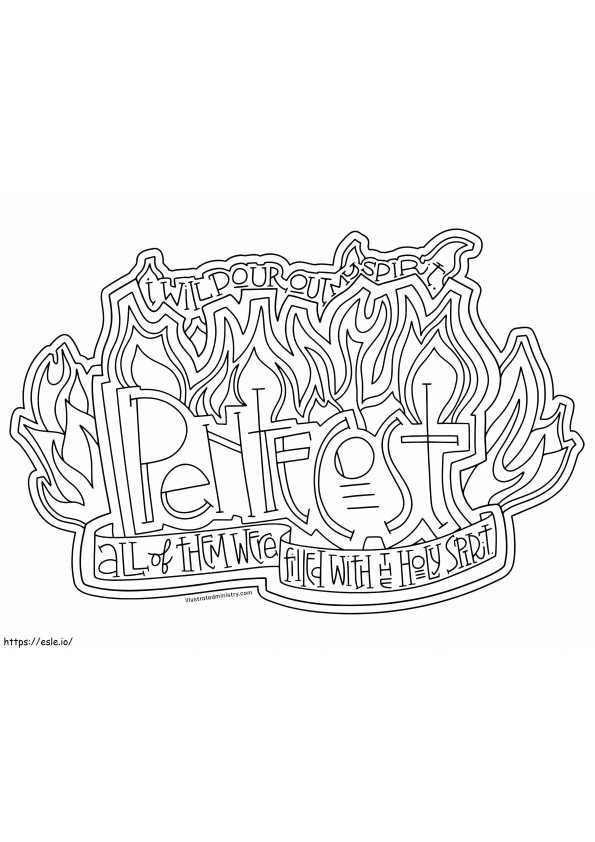 Pentecost 3 coloring page