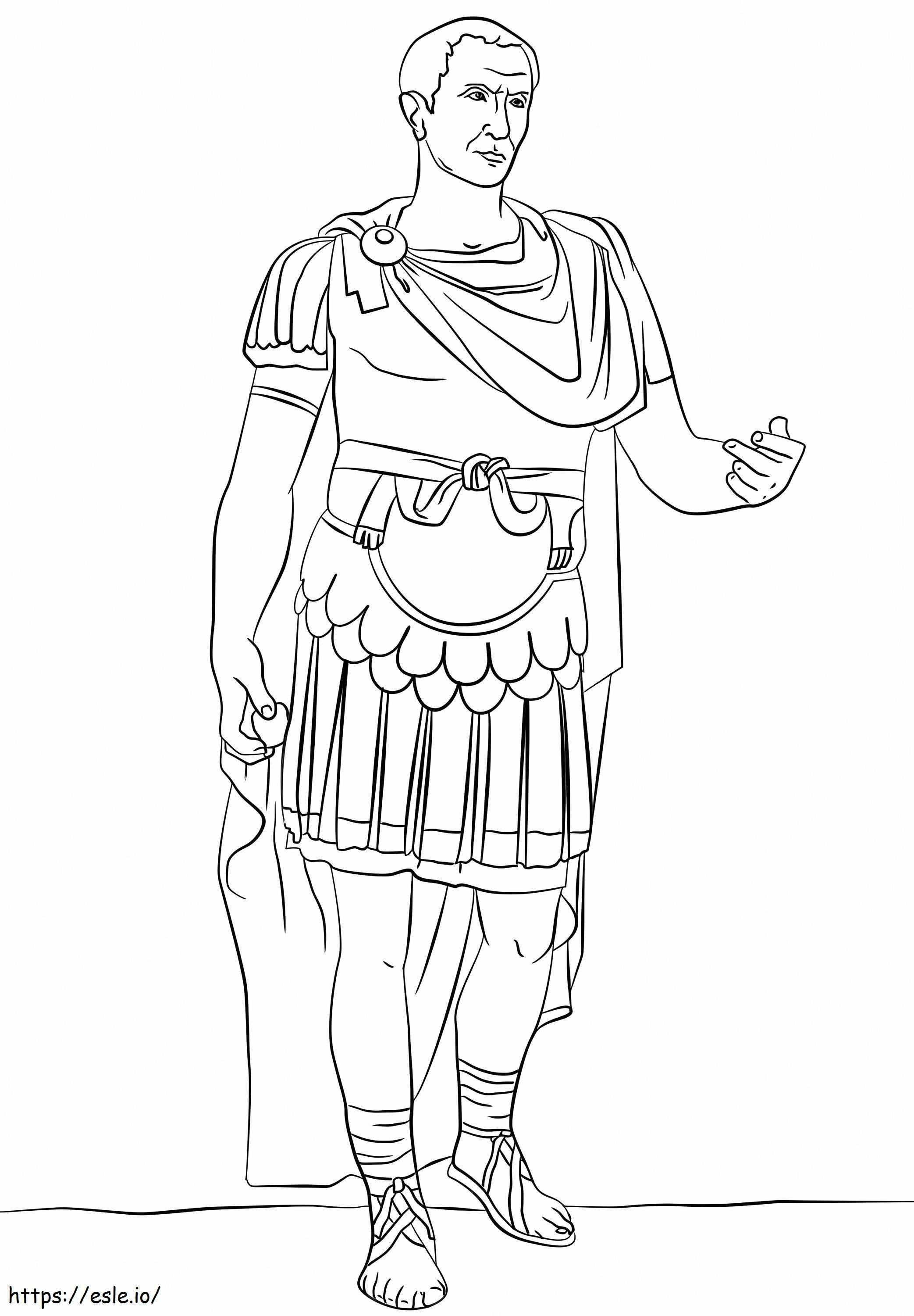 Iulius Cezar de colorat