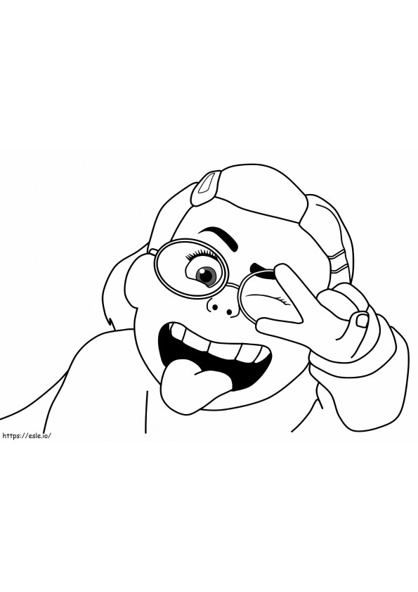 Funny Mei Lee Turning Red coloring page