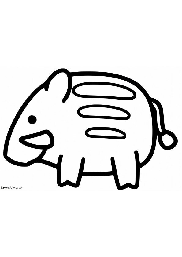 Wildschwein-Vektor