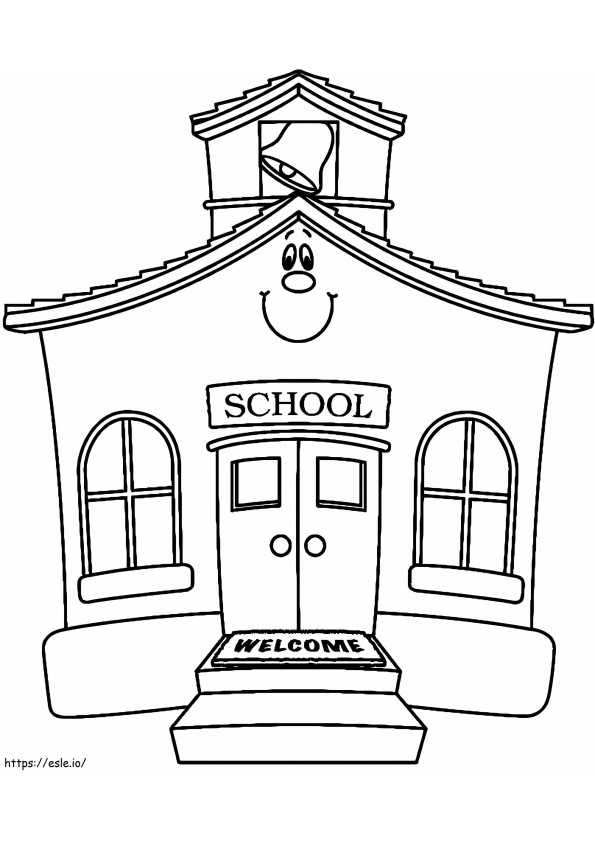 Smiling School coloring page