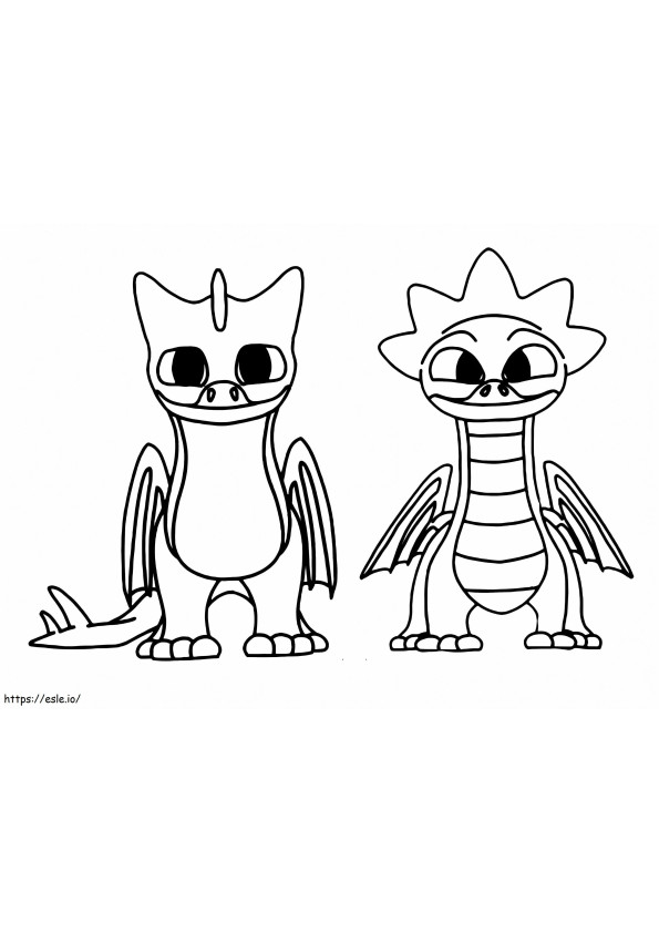 Summer And Winger coloring page