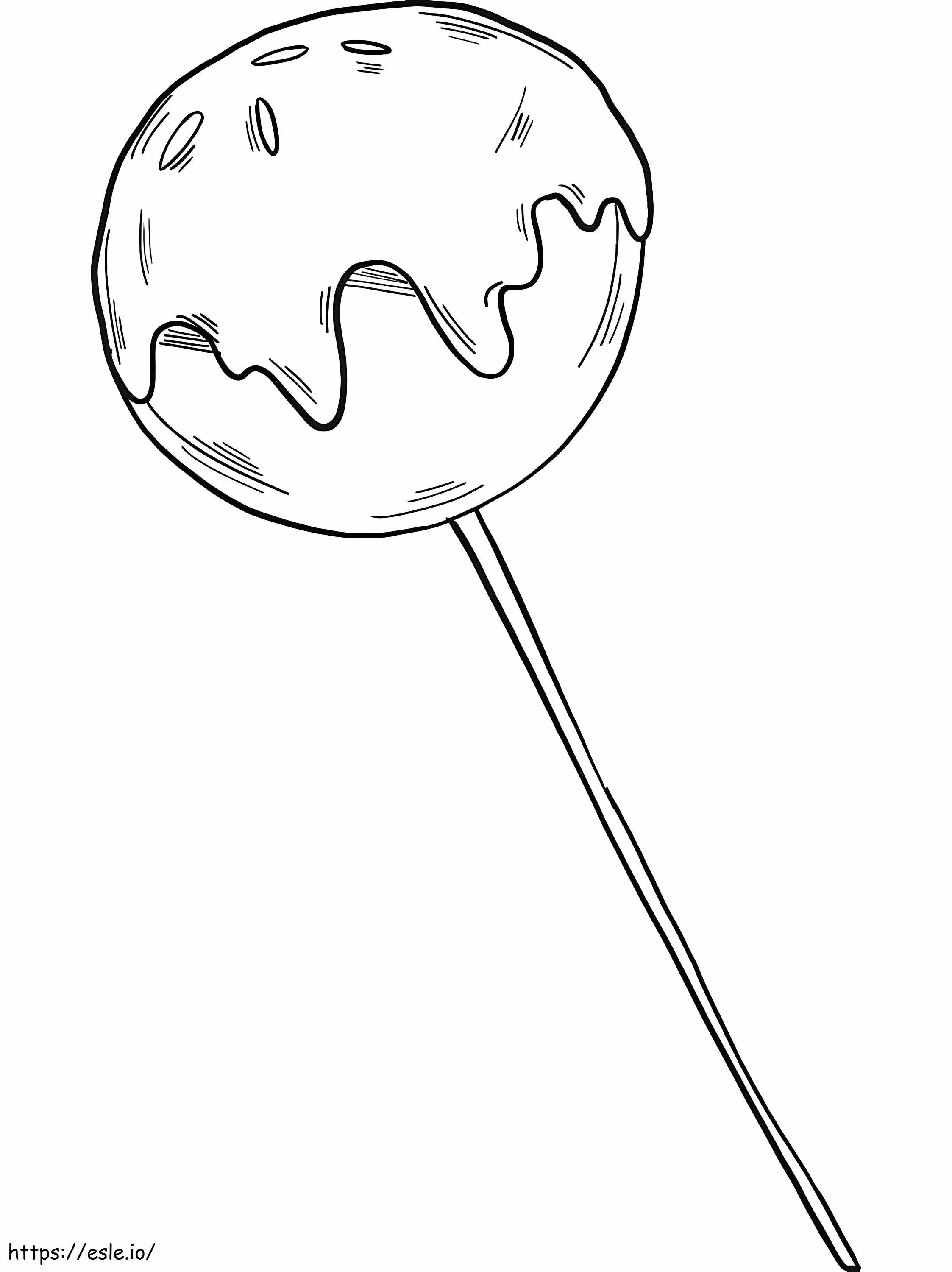 Lollipop Candy coloring page