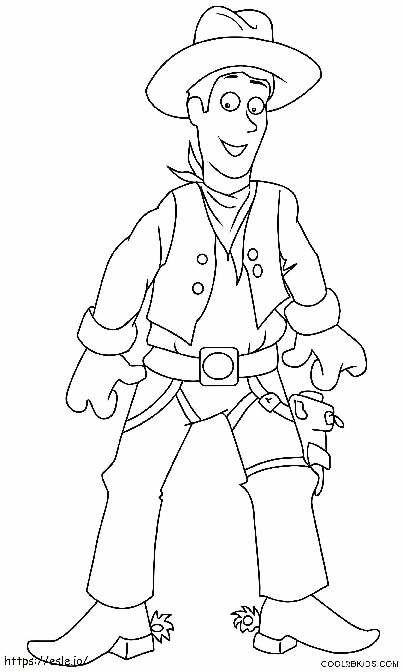 Simple Jean coloring page