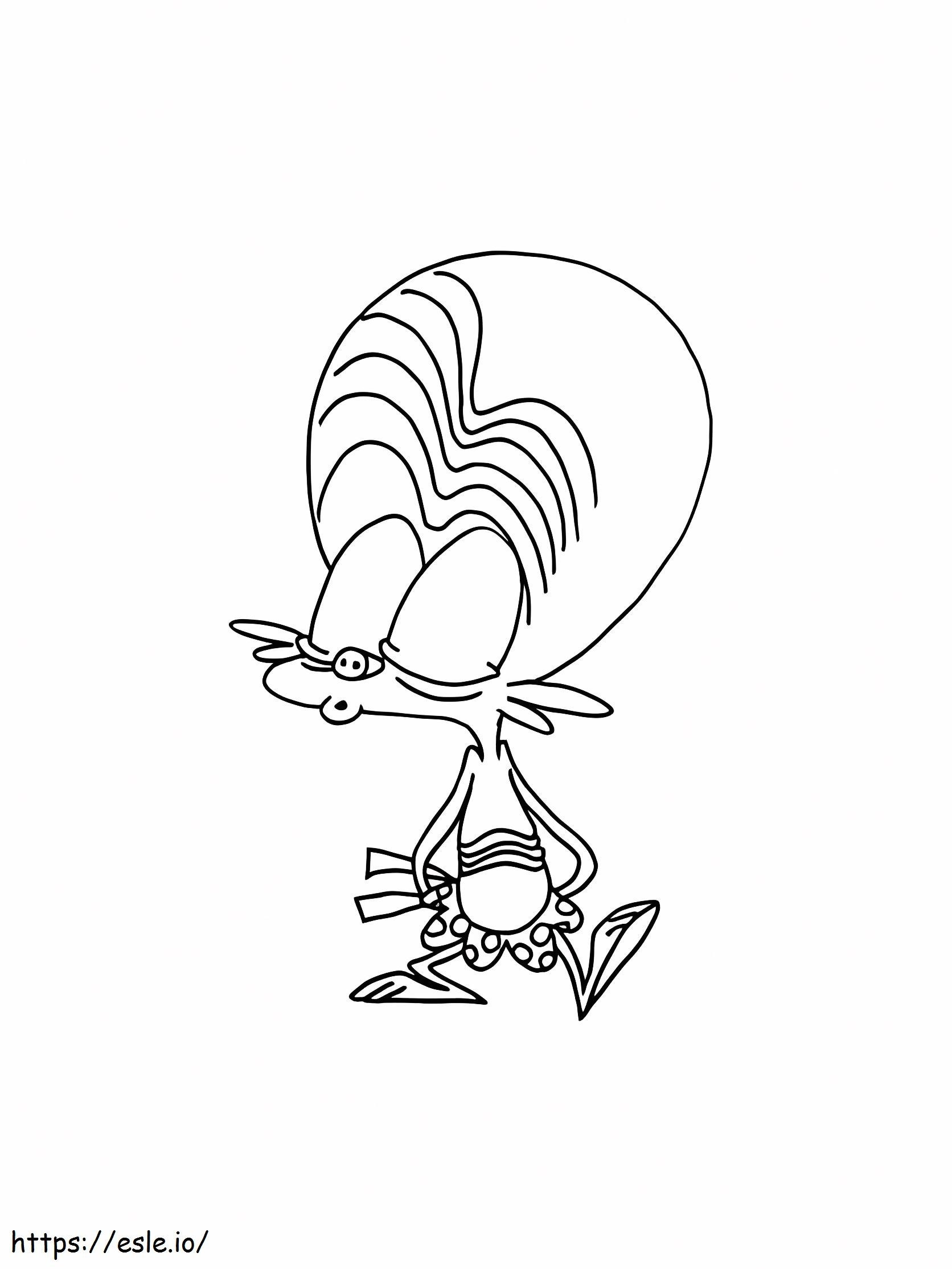 Candy Candy Space Goofs coloring page