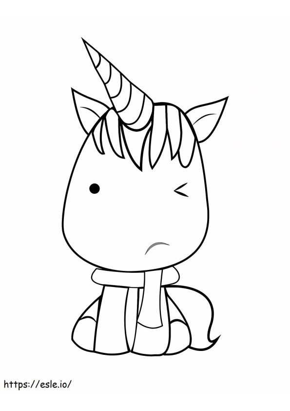 1528876499Kawaii Unicorn coloring page
