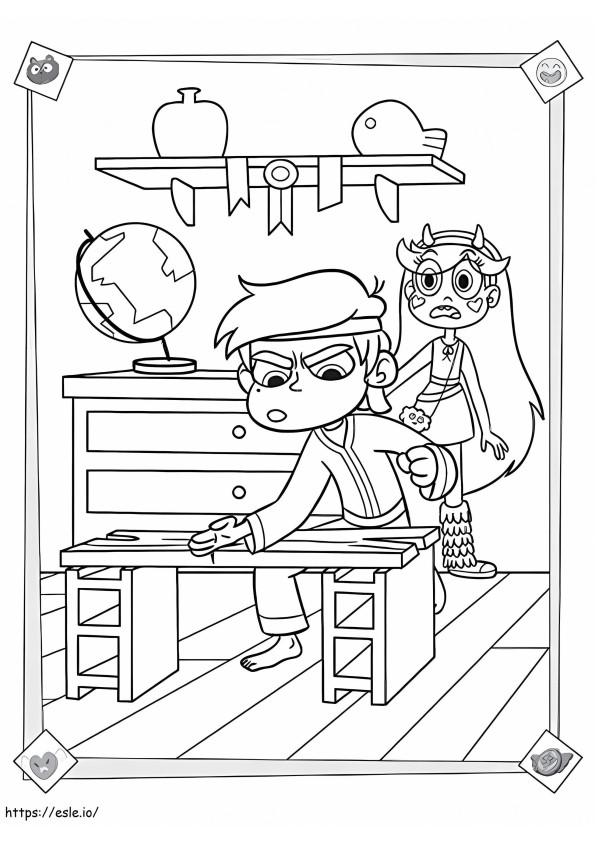 Karate Marco coloring page