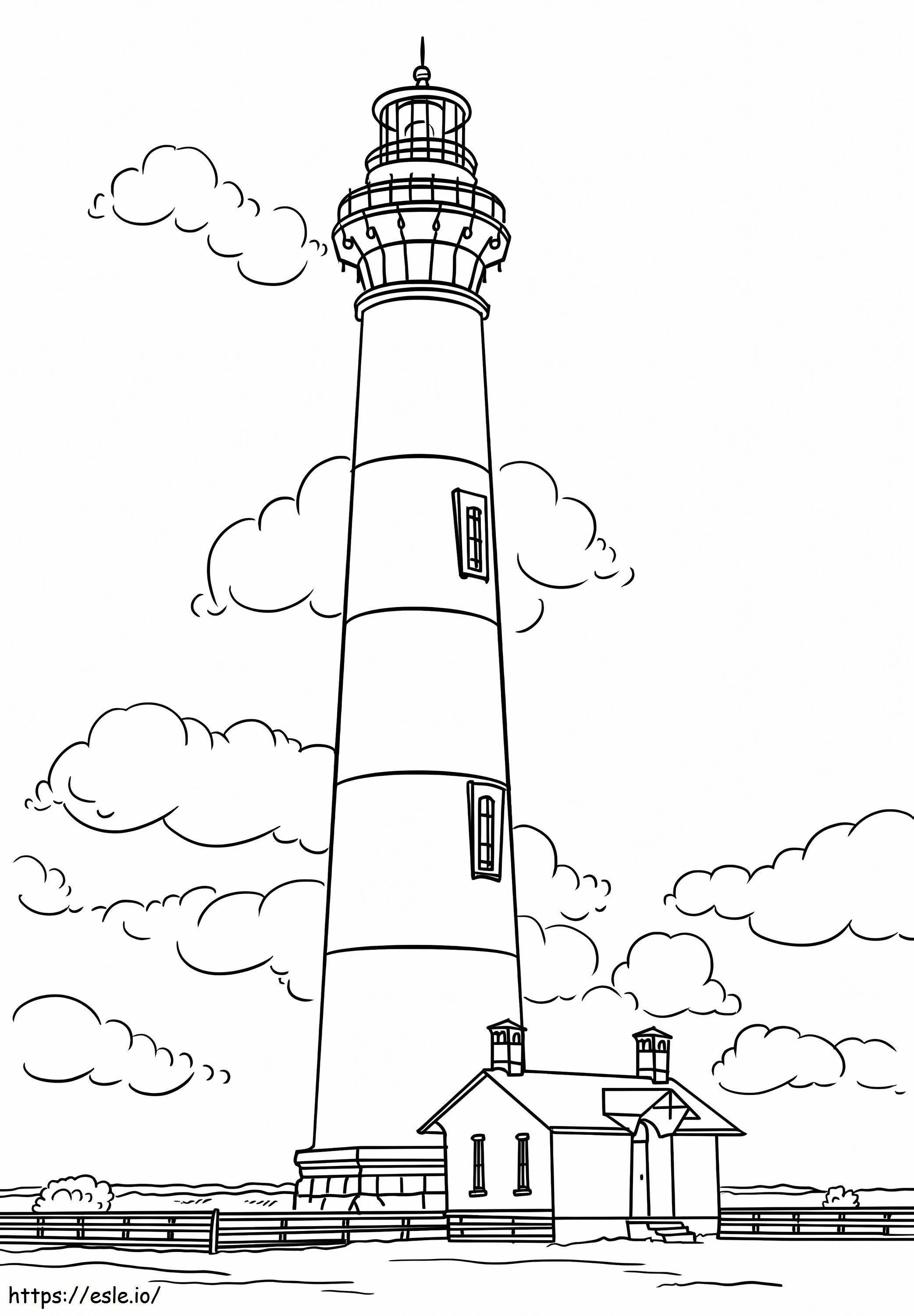 Leuchtturm von Bodie Island ausmalbilder