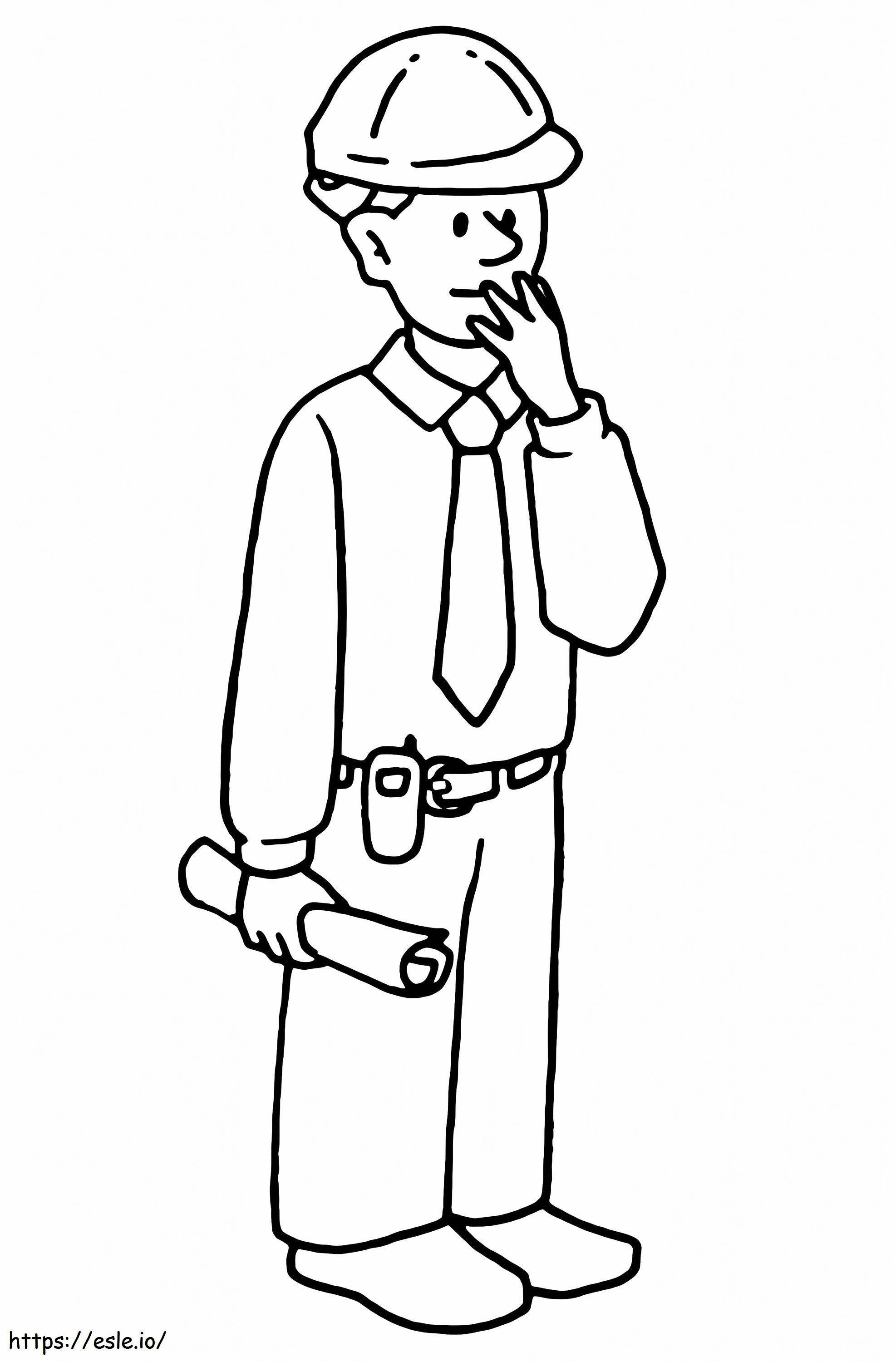 Engineer 6 coloring page