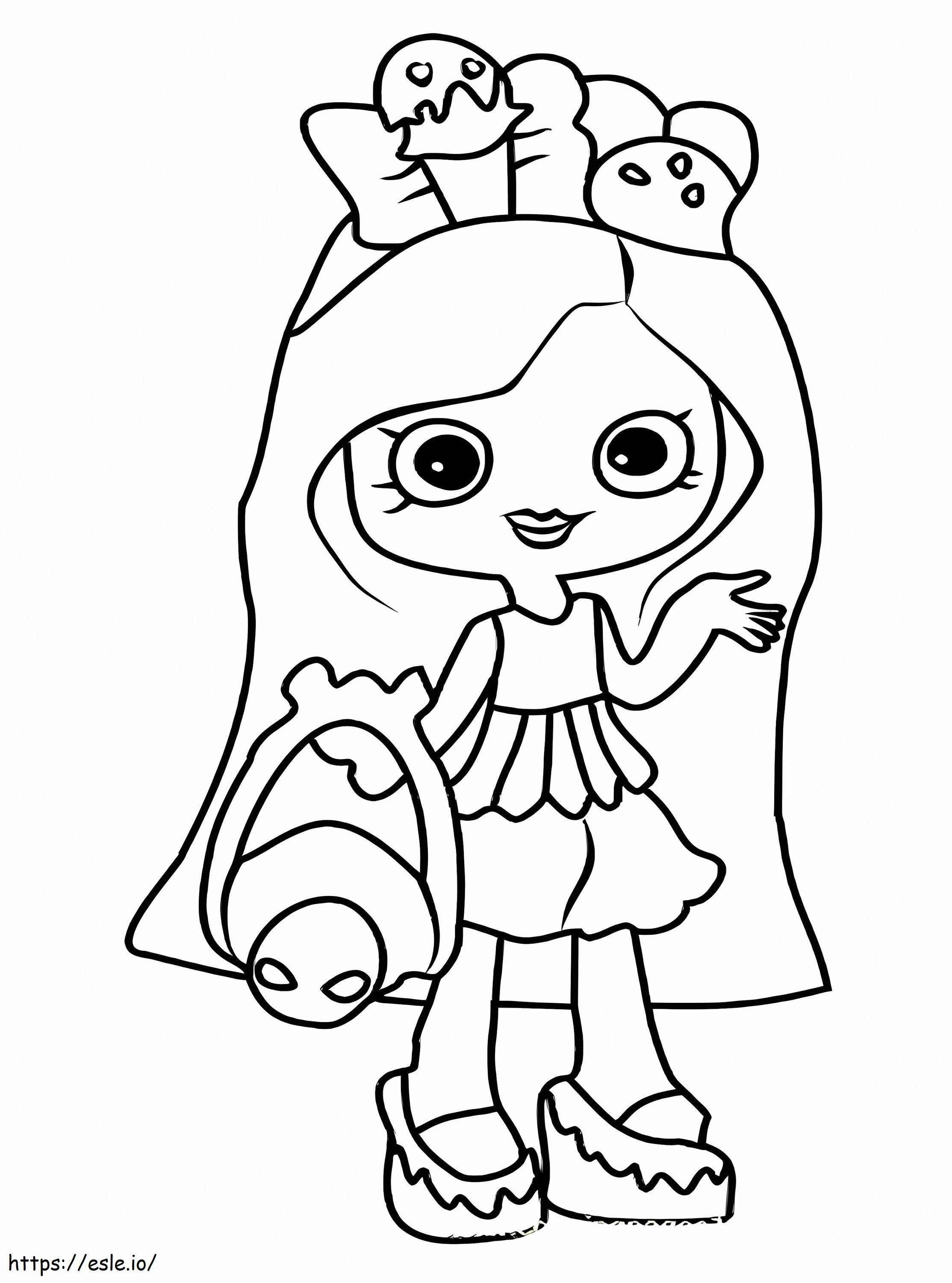 Mała Peppa jako Shopkins kolorowanka