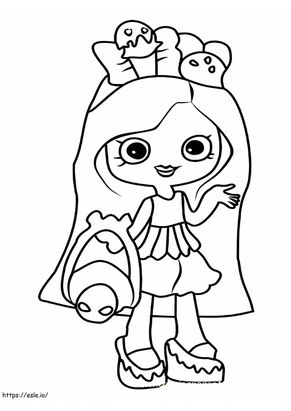 Bebê Peppa como Shopkins para colorir