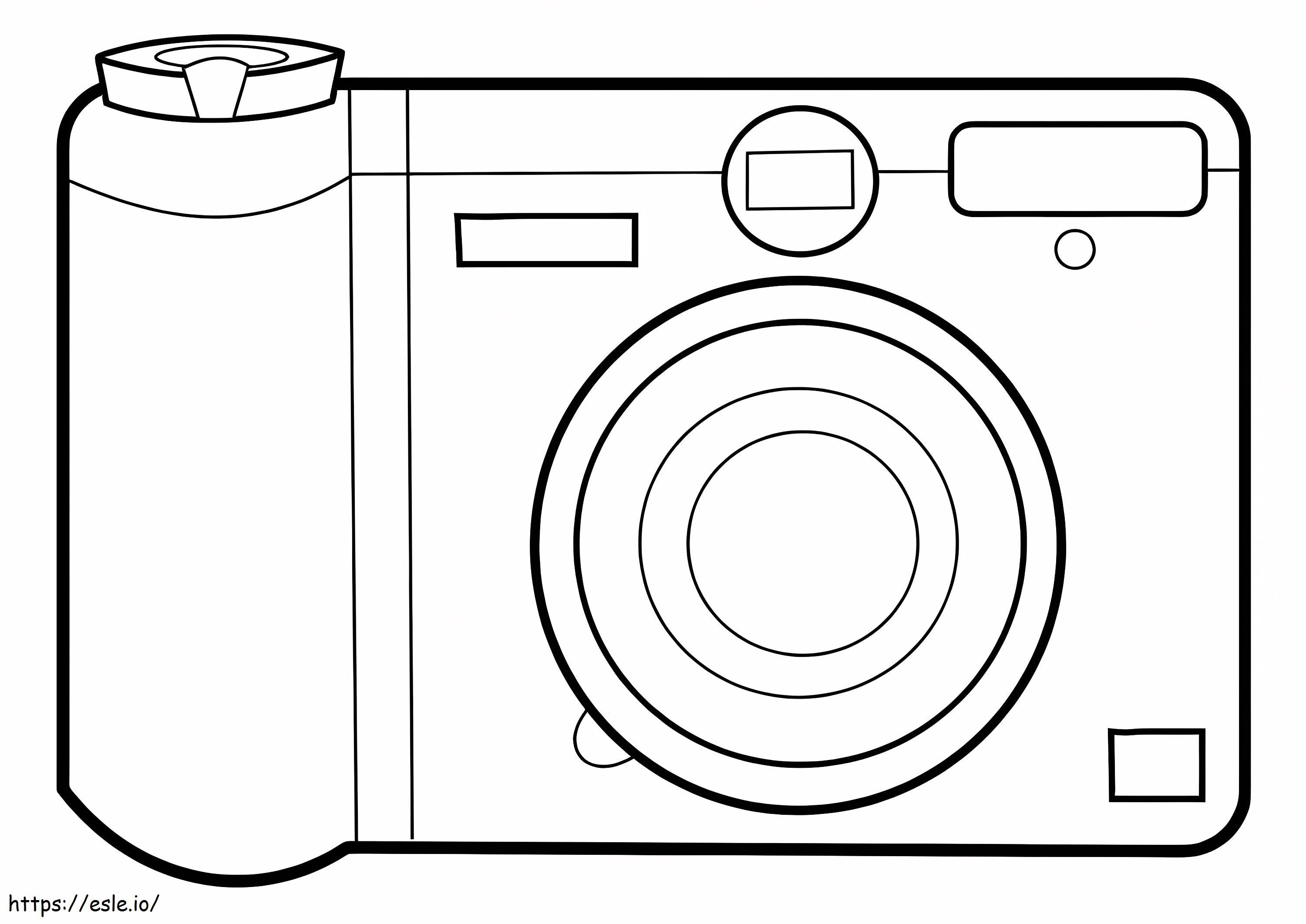Simple Camera coloring page