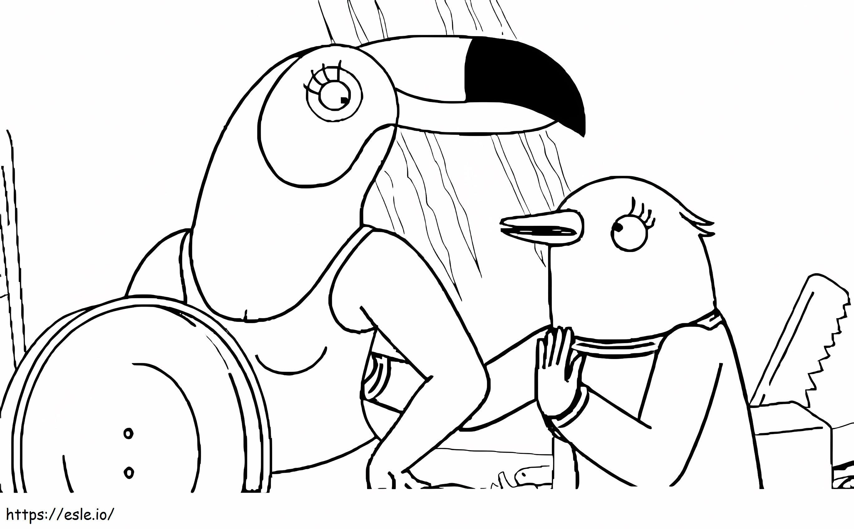 Printable Tuca And Bertie coloring page