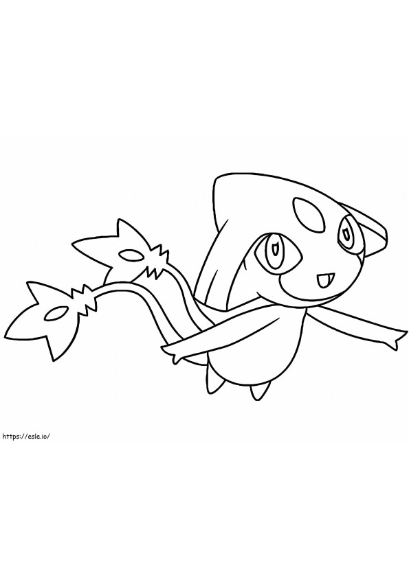 Lovely Azelf coloring page